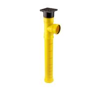 Tubo di troppopieno per drenaggio acqua piovana, diametro 110 cm, DN 100, con raccordo a T e griglia