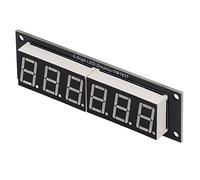 Tubo di Visualizzazione a 6 Cifre con Cablaggio Semplice, Alta Efficienza e TM1637 Driver IC per Componenti e Apparecchiature Elettronici Fai -te. Modulo di Visualizzazione Digitale a LED GREEP