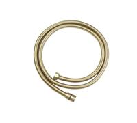 Tubo Doccia Anti-Piega & Antigoccia, Flessibile Doccia Nero Bianco Raccordo For Bagno Tubo Bagno Acciaio Inossidabile 150 Cm Dell'acqua Cromato Spazzolato Oro Grigio Bronzo(Brushed Gold)