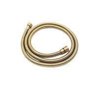 Tubo Doccia Anti-Piega & Antigoccia, Flessibile Doccia Nero Bianco Raccordo For Bagno Tubo Bagno Acciaio Inossidabile 150 Cm Dell'acqua Cromato Spazzolato Oro Grigio Bronzo(Gold)