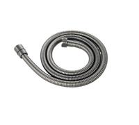 Tubo Doccia Anti-Piega & Antigoccia, Flessibile Doccia Nero Bianco Raccordo For Bagno Tubo Bagno Acciaio Inossidabile 150 Cm Dell'acqua Cromato Spazzolato Oro Grigio Bronzo(Gray)