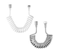 Tubo doccia da 2 pezzi, tubo doccia da 300 cm, tubo flessibile per rubinetto, accessori da bagno per la doccia, pulizia, irrigazione, ecc.