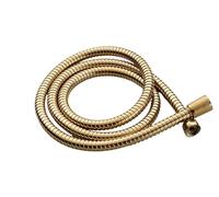 Tubo Doccia Flessibile Tubo flessibile Uso apto para doccia da bagno a 5 colori Impianto idraulico in ottone antico cromato para accessori para il Strumenti para tubi dell'acqua G1/2'(Gold)