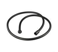 Tubo doccia in PVC da 1,5 m, progettato per un trasferimento dell'acqua stabile ad alta pressione tra valvola e doccia portatile, colore: nero