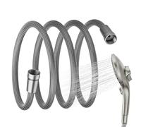 Tubo Doccia Sostitutivo Rimovibile, Tubo Flessibile Doccia Manuale, Prolunga con Ugello a Trecccia per Vasca da Bagno Lavello Cucina Esterno