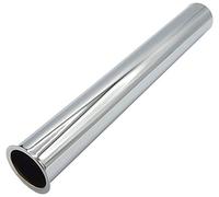 Tubo Dritto con Colletto 32mm Svuotare Trappola Rifiuti Cromato 250mm Lunghezza
