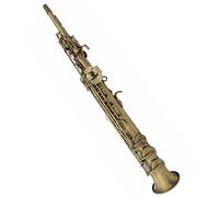 Tubo Dritto In Bronzo Verde Intagliato A Mano Sax Integrato Con Corpo In Tubo Di Ottone Per Sassofono Con Accordatura In Si Acuto Sassofono per principianti Kit