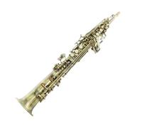 Tubo Dritto Saxophone B Bemolle Chiave Per Sassofono Sassofono In Ottone Ramato Antico Con Accessori Per Bocchino