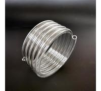 Tubo elicoidale in quarzo trasparente a spirale da 5,5 bobine - diametro esterno 115 mm, diametro interno 95 mm, perfetto for esperimenti e applicazioni di fisica