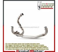 Tubo Elimina Kat MIVV Decat Acciaio inox Ducati Hypermotard 1100 Evo 2010 > 2012
