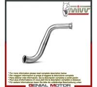 Tubo Elimina Kat MIVV Decatalizzatore Acciaio C2 per Ktm 125 Duke 2017 > 2020