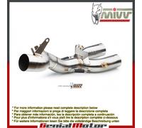 Tubo Elimina Kat MIVV Decatalizzatore Acciaio inox per Yamaha Mt-10 2016 > 2022