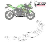 Tubo Elimina Kat MIVV Decatalizzatore Inox KAWASAKI NINJA 400 2018 2023