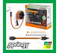 TUBO ESTENSIBILE CLABER FLESSIBILE ALLUNGABILE KIT 15 MT SPRINGY GIARDINO PIANTE