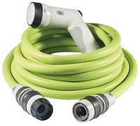Tubo Estensibile Per Giardinaggio Fitt Ikon Con Pistola - 25 Metri, Colore Lime