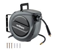 Tubo estraibile automatico per compressore da muro su naspo 15mt 17bar