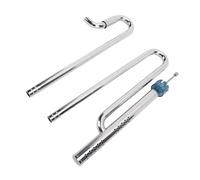 Tubo filtrante in acciaio inox, facile da installare, montare in modo sicuro, rimuovere efficacemente l'olio, salute del pesce e felicità, uso versatile, tanica per acquario, tubo di scarico del