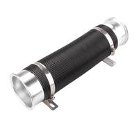 Tubo Filtro Aria Presa Tubo Flessibile Di Aspirazione Del Turbo Dell'aria 76 Mm Tubo Flessibile Motore Dell'automobile Tubo Flessibile Di Aspirazione Del Condotto Aspirazione Turbocompresso(Silver)