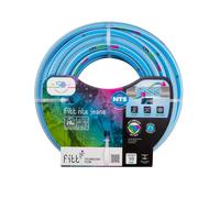 Fitt Tubo per irrigazione da giardino NTS Jeans 1/2" (12,5 mm) 20 m – Azzurro, Robusto e Malleabile