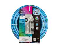 FITT NTS Jeans 1/2" (12,5 mm) Tubo 20m per Irrigazione da Giardino, Robusto e Malleabile per Uso Intensivo con Pistola Multigetto e Raccordi
