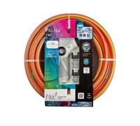 FITT NTS Red 5/8" (15mm) tubo 20m per Irrigazione Giardino, Robusto e Malleabile per Uso Intensivo con Pistola Multigetto e Raccordi