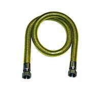Tubo Flessibile 1 Metro Per Gas Metano E Gpl Certificato Acciaio Inox Ff 1/2" Cucina