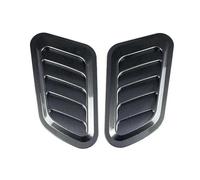 Tubo Flessibile 2 Pezzi Universali Fibra Carbonio Auto Decorativi Cella Flusso D'aria Aspirazione Cappuccio Scoop Cofano Sfiato Adesivi Copertura Decorazione Styling Tubo Aspirazione Aria(1pair Carbon
