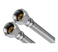 Tubo flessibile 3/8 x 3/8 pollice - prolunga in acciaio inox 500mm - tubo di collegamento per rubinetto e miscelatore