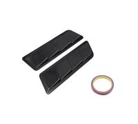 Tubo Flessibile Accessori Coperture Decorative Prese D'aria Cofano Universale Accessori Coperchio Presa D'aria Presa D'aria In Carbonio Nero Brillante Per Auto(Bright Black 1Pair)