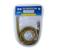 Tubo flessibile acciaio inox laccio gas per gpl e metano 1/2 FF femmina femmina cucina (200cm)