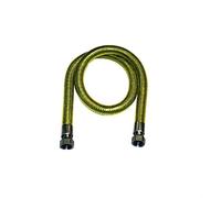 Tubo flessibile acciaio inox laccio gas per gpl e metano 1/2 FF femmina femmina cucina (400cm)