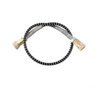 Tubo flessibile ad alta pressione in acciaio inox per serbatoio per stazione di riempimento dell'aria con tubo rinforzato a molla da 50 cm e filettatura maschio M10x1 compatibile con dispositivi