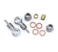 Tubo flessibile Alhonga Formula B4, oro, XC4 racing Argenté