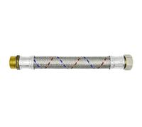 Tubo flessibile Antivibrante Luxor Raccordi M 1/2 F 1/2 L 1 metro QCMANS1000TAE