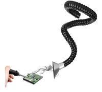 Tubo flessibile aspiratore Braccio estrattore di fumi di saldatura ruotabile a 360°, tubo flessibile industriale per aspirapolvere da officina, resistente al calore(1m/3.3ft,200mm/7.9inch)
