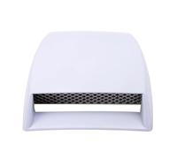 Tubo Flessibile Car Styling Copertura Universale Presa D'aria Decorazione Cofano Auto Scoop Copertura Presa Flusso D'aria Per Copertura Presa D'aria Automatica Tubo Aspirazione Aria(Bianco)