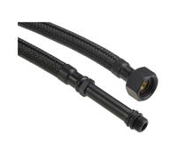 Tubo flessibile collegamento rubinetto Idrostile 2 pz 40 cm nero opaco