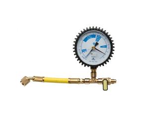 TUBO FLESSIBILE CON MANOMETRO E RUBINETTO