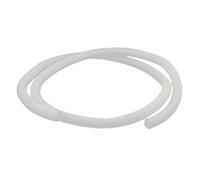 Tubo flessibile corrugato in PVC F-Lame ignifugo, diametro 20 mm, lunghezza 1,7 metri, bianco