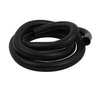 Tubo flessibile corrugato ritardante F-Lame in PVC aperto, diametro 35 mm, lunghezza 2,6 m, nero