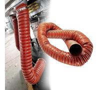 Tubo flessibile da 1 2 3 4 5 6 7 8 10 12 pollici, tubo di scarico resistente al calore for asciugatrice for officina, generatore di corrente AC(180mm(7 1/8"),L-1m(3.3ft))