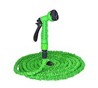 Tubo flessibile da giardino Tubo flessibile dell'acqua Tubo magico espandibile Pistola ad acqua Vaso in schiuma espandibile(Groen,75FT-22.5M Extended)