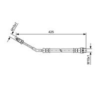 Tubo flessibile del freno BOSCH 1 987 481 579