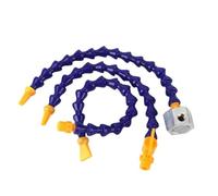 Tubo flessibile del refrigerante, tubo di raffreddamento in plastica 1/4 "3/8 1/2" ugello piatto universale flessibile rotondo acqua tubo di raffreddamento dell'olio con interruttore per tornio CNC