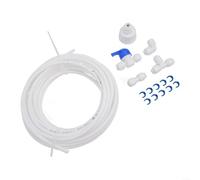 Tubo flessibile dell'acqua adattabile con connettore rapido per purificazione dell'acqua RO e esigenze di filtraggio del giardino (raccordo alto 10 m)