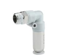 Tubo flessibile dell'aria da 1mpa, filettatura maschio, raccordo angolare di non ritorno, raccordi a una via, connettore a gomito, set di valvole di ritegno da 1 pezzo(SVPL12-01,1pcs)