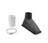 Tubo Flessibile Di Aspirazione Aria 1 Pz Universale Paraurti Anteriore Ammissione Aria Turbo Kit Tubo Di Aspirazione Aria Kit Di Ingresso Turbina Parti Di Automobili(Square)