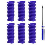Tubo Flessibile Di Aspirazione Del Tamburo Blu, Compatibile Con Aspirapolvere Dyson, V8 Slim/V10 Slim/V12 Slim/V15 Slim/SV18/SV20/SV10K Con Cacciavite(6PCS With Tool)
