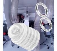 Tubo flessibile di aspirazione della polvere in PVC 2M 5M, tubo dei fumi in for officina, lavorazione del legno(5m(16.4ft),160mm/6.3in)