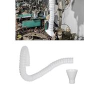 Tubo flessibile di aspirazione fumi articolato con cappa, tubo di aspirazione for officina for la rimozione di aria/fumo/polvere, braccio regolabile a 360°(75mm/3in,31.4in/80cm)